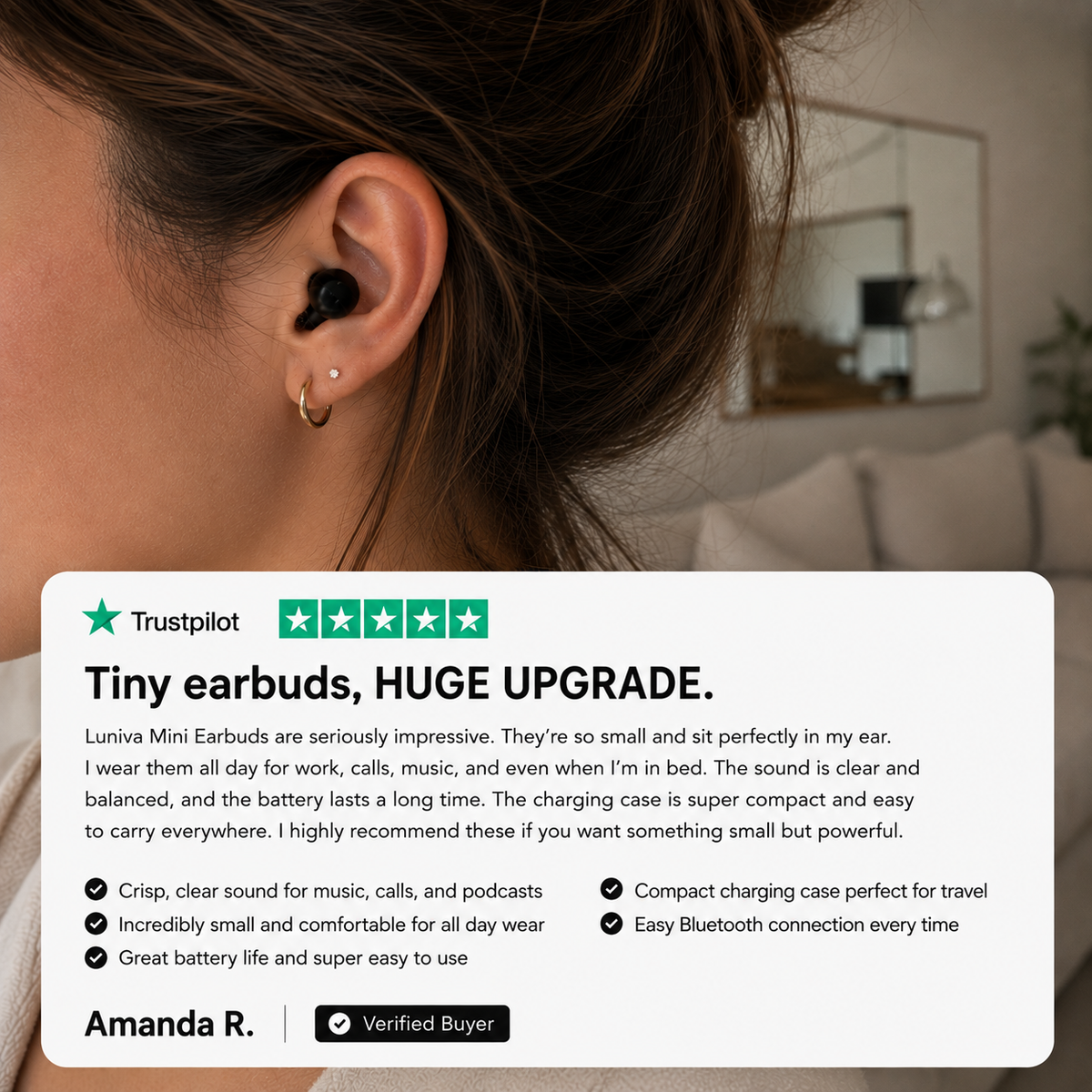 Luniva™ Mini Earbuds